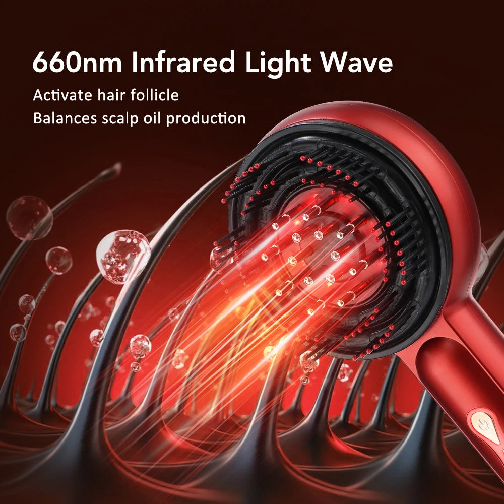 Red Light Scalp Massage Comb