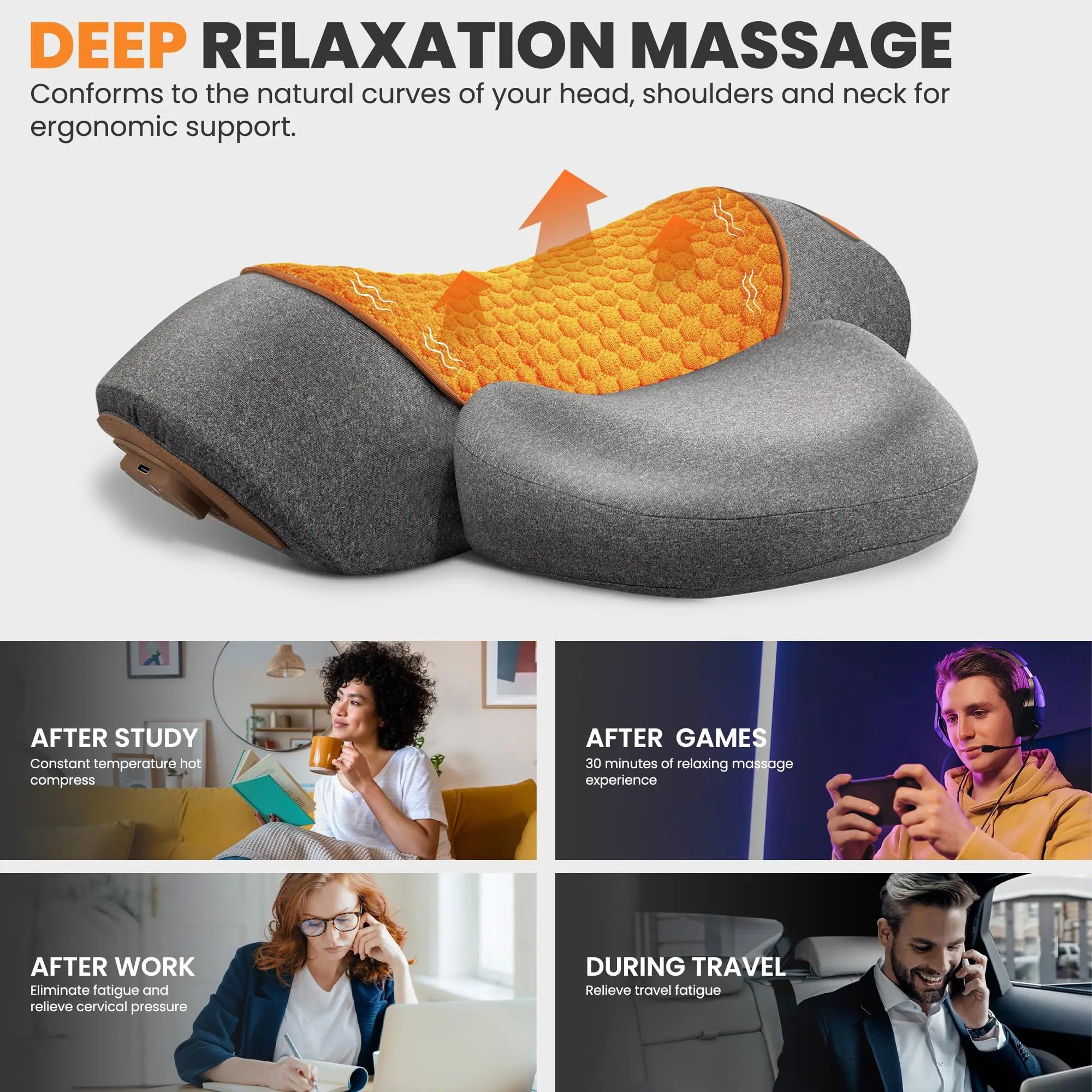 Neck Pain Relief Massage Pillow