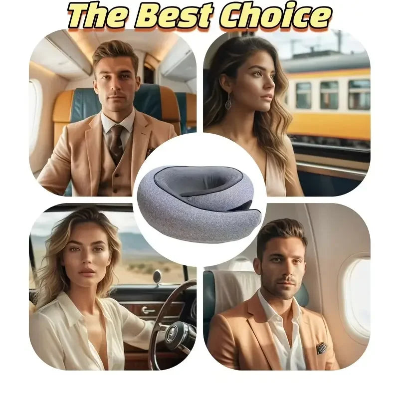 Memory Foam Travel Neck Pillow